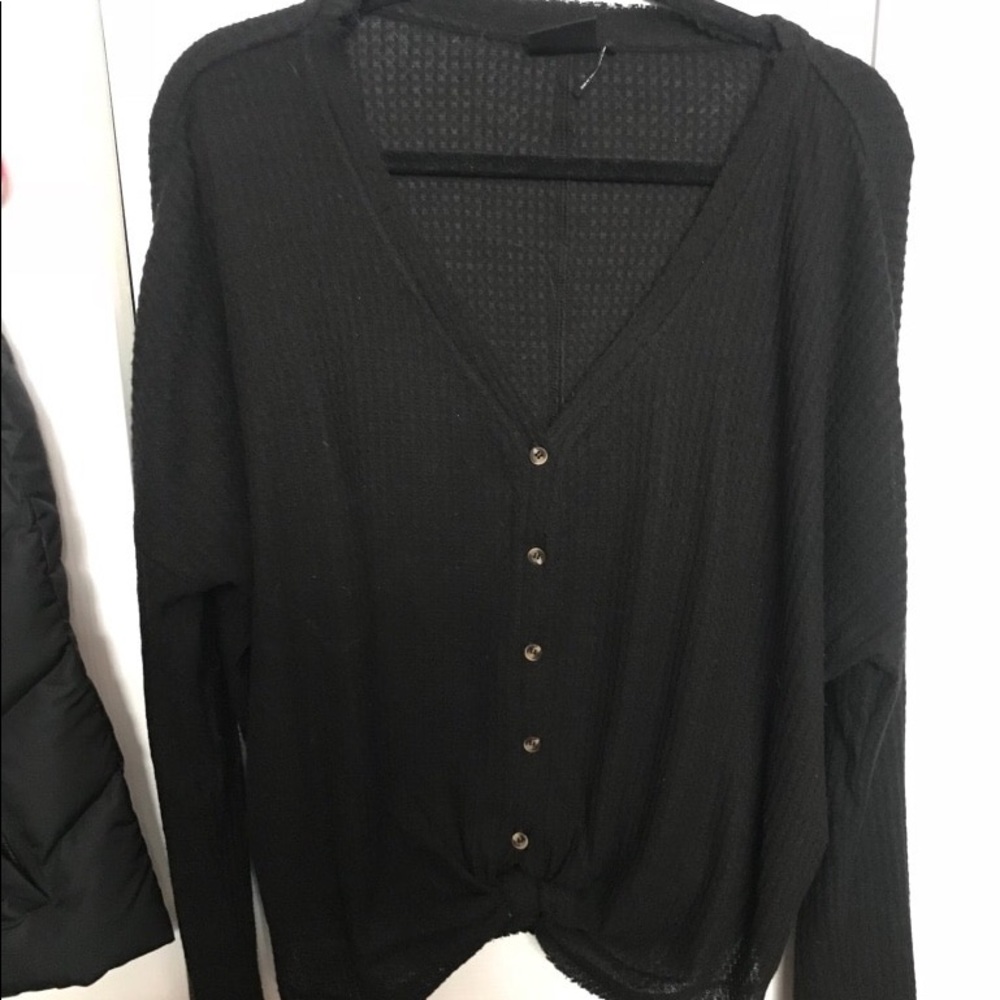 Out From Under Jojo Oversized Thermal Button-Front